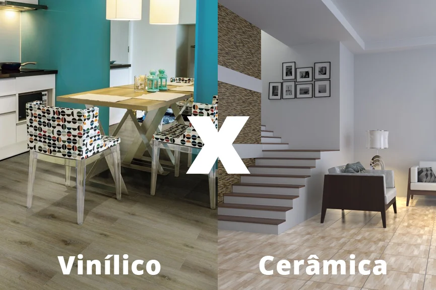 Comparativo: Piso vinílico X Piso de cerâmica
