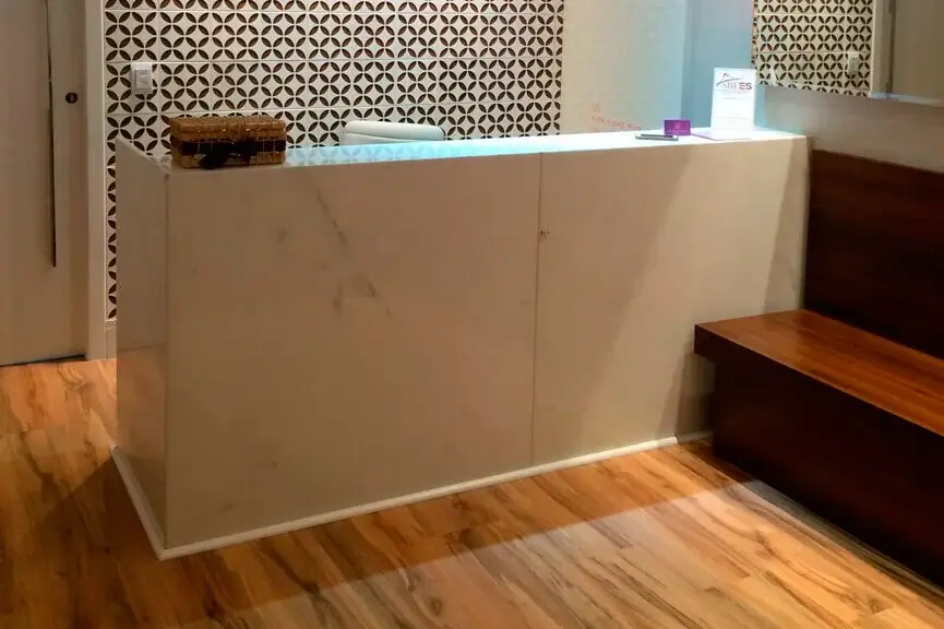Pisos para recepção