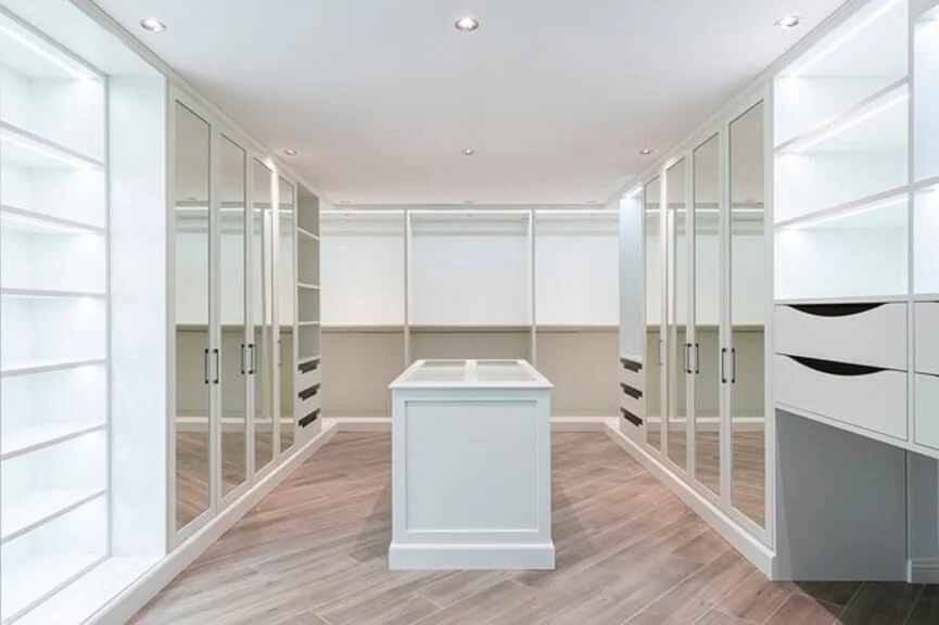 Piso vinílico para closet